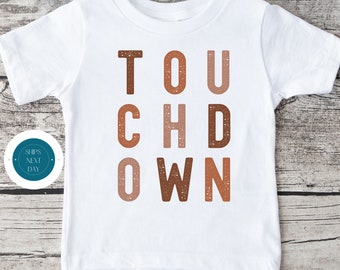 Touchdown Football Kids Tshirt | Custom Kids Tshirt | Cute Kids Tee | Football Kids Tshirt