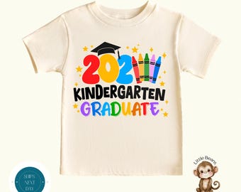 2025 Kindergarten Graduate Crayon Shirt |  Cute End of School Tshirt | Graduation Sweatshirt | Kindergarten Party Shirt
