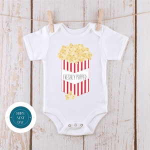 Freshly Popped Onesie® | Funny Cute New Baby Onesie® | Baby Shower Gift