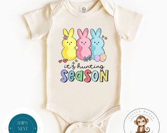 Its Hunting Season Peeps Baby Onesie® | Easter Gift Onesie® | Cute Easter Kids Tshirt