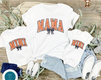 Mama Mini Halloween Spiderweb Matching Shirts | Cute Retro Halloween Mom Kid Shirts | Mom Gift | Gift for Her | New Mom