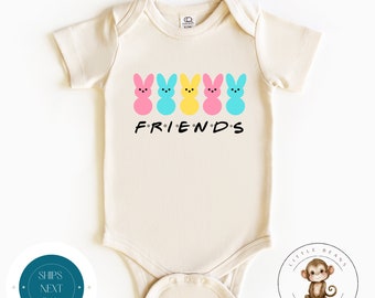 Peeps Friends Easter Baby Onesie® | Easter Gift Onesie® | Cute Funny Easter Kids Tshirt
