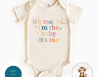Its me Hi Im the Natural Baby Onesie® | Baby Announcement Onesie® | Custom Baby Bodysuit | Baby Shower Gift