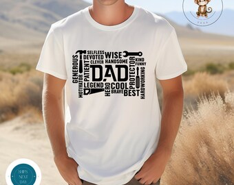 Dad Tools Legend Gildan Mens T-Shirt | Fathers Day Shirt | Great Dad Mens Shirt