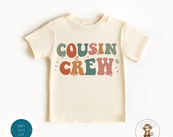 Cousin Crew Retro Kids Shirt | Boy Girl Cousin Baby Onesie® | Family Cousin Sweatshirt
