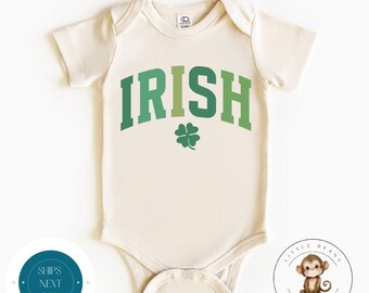 St Patricks Day Irish Shamrock Baby Onesie® | Custom St Pats Kids Tshirt | Kids Irish Sweatshirt
