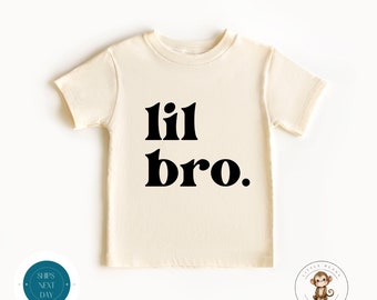 Lil Bro Retro Kids Shirt | Little Brother Baby Onesie® | Custom Brother Tshirt | Cute Brother Onesie®