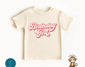 Birthday Girl Retro Shirt | Pink Birthday Girl Sweatshirt | School Birthday Shirt