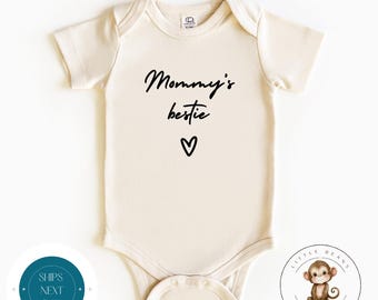 Mommys Bestie Baby Onesie® | Cute Funny Baby Onesie® | Baby Shower Gift | Family Onesie®