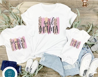Girl Mama Mom Mini Matching Shirts | Girl Mama Kid Shirts | Mothers Day Gift | Gift for Her | Girly New Mom