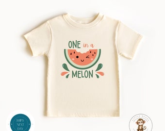 One in a Melon First Birthday Shirt | First Birthday Melon Theme | Cute One Year Old Shirt