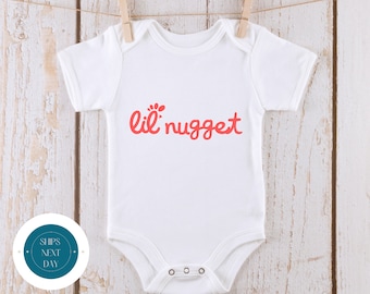 Lil Nugget Baby Onesie® | Cute Funny Baby Onesie® | Baby Shower Gift | Baby Announcement Onesie®
