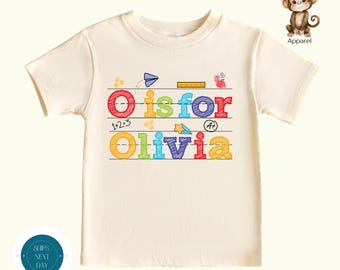 Custom Name Back to School Shirt |  First Day of School Shirt | Personalized Back to School TShirt | First Day School Photo Tshirt