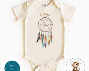 Dreamer Dream Catcher Baby Onesie® | Cute Kids Tshirt | Baby Shower Gift