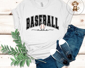 Baseball Mama T-Shirt | Baseball Mom Shirt | Sports Mom Tshirt