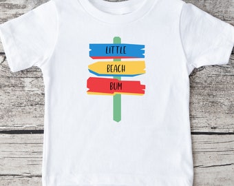 Little Beach Bum Onesie® | Custom Kids Tshirt | Summer Onesie® | Little Beach Bum Tee