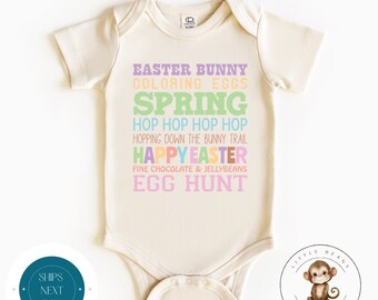Easter Bunny Baby Onesie® | Easter Bunny Gift | Cute Easter Kids Tshirt | Custom Easter Kids Tee