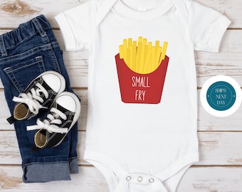Small Fry Onesie® | Cute Funny Baby Onesie® | Baby Shower Gift | Food Onesie®