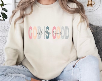 God is Good Womens Shirt | Christian Tshirt Sweatshirt | Catholic Ladies Shirt | Gift for Her