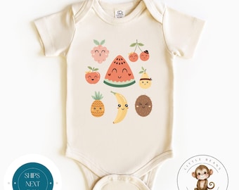 Summer Fruit Baby Onesie® | Fruit Salad Summer Kids Tshirt | Baby Shower Gift