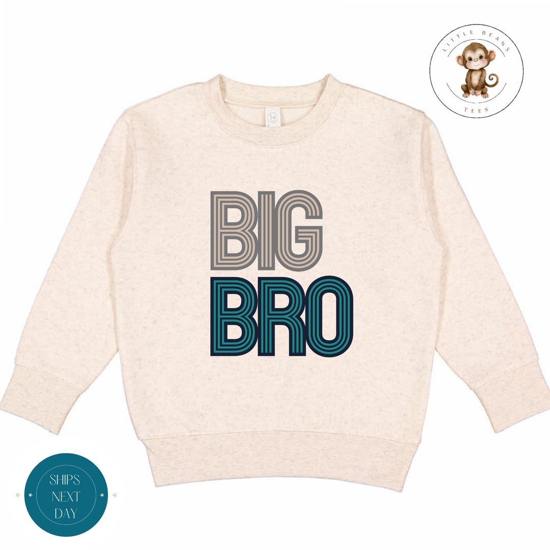 Big Bro Camo Patch Sweatshirt - Natural