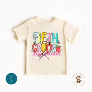 Fifth Grade School Shirt | First Day of Fifth Grade | First Day School Photo Shirt | Back to School Shirt