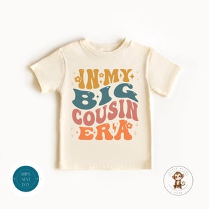 In My Big Cousin Era kindert-shirt | Neef baby-rompertje® | Sweater met schattige neef en nicht