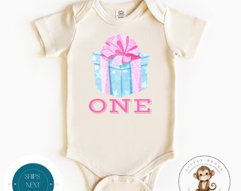 Birthday Present Onesie® | Custom Kids Tshirt | Birthday Onesie® | Baby Shower Gift