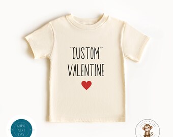 Custom Valentine Kids Shirt | Valentine Baby Onesie® | Baby Shower Gift | Custom Valentines Day Tee