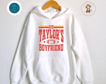 Go Taylors Boyfriend Youth Hoodie Sweatshirt | Superbowl Onesie® | Custom Football Kids Tshirt | Baby Shower Gift
