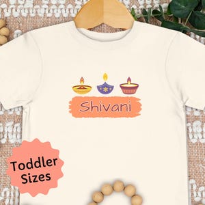 Personalized kids Diwali shirts, Indian baby shower gift, Festival of Lights Deepavali bodysuit holiday shirt, Newborn Hindu festival outfit