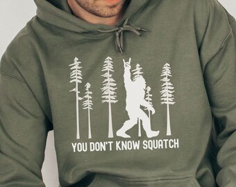 Dad Hoodie Men Sasquatch Rock On Fun Dad Gift For Husband Funny Sweatshirt Clothing Women Sweatshirt Funny Yeti Gift For Him Gift For Mom