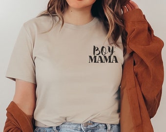 Boy Mama Shirt Boy Mama Mom Life Shirt Mom Shirt Gift for Her Mama Shirt, Gift for New Mama, Minimal Mama Shirt, Simple Mom Shirt