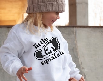 Pacific Northwest Kid Sweatshirt Sasquatch Hoodie Pacific Northwest Bigfoot Big Foot Lover Yeti PNW Shirt Toddler Girl Crewneck Sweatshirt