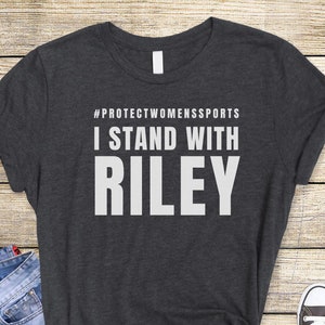 Protect Womens Sports Women&#39;s Shirt Sports Protect Womens Rights Support Girls Sports Female Athletes Powerful Women Feminist Shirt Riley