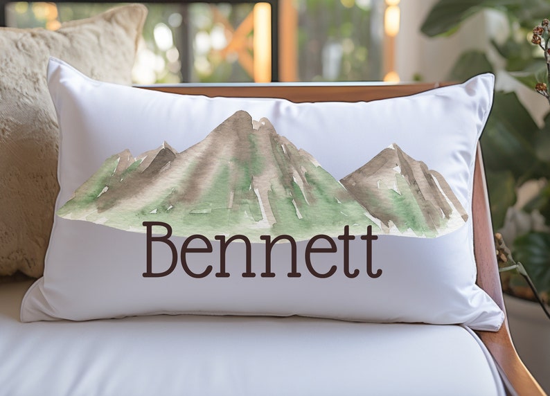 Personalized Nursery Decor Pillow for Baby Shower Gift for Baby Boy