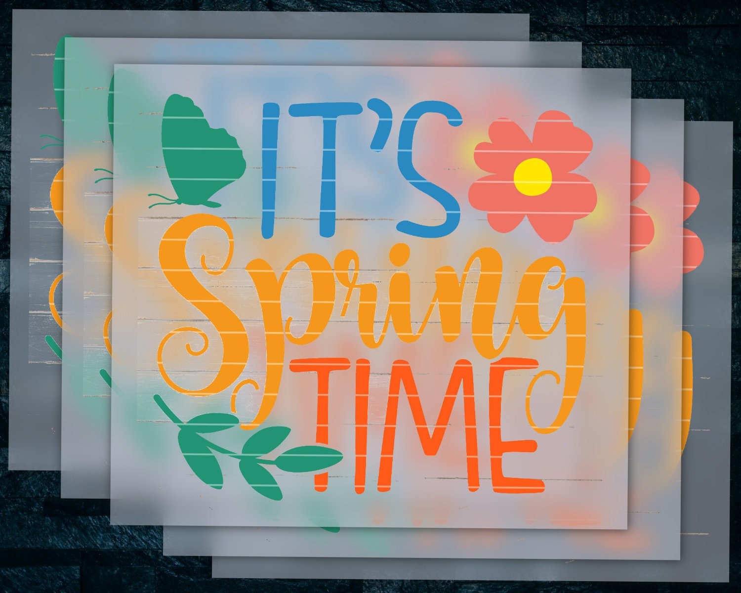 Spring Time DTF Cut File for Commercial Use Ready to Press Easter and