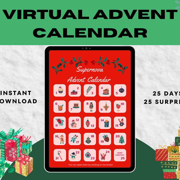 2024 Advent Calendar Etsy