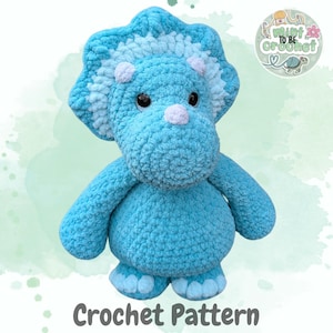 Tessa Triceratops Crochet Pattern