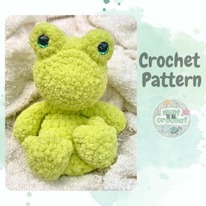 Baby Pebbles the Small Froggy Snuggler Crochet Patterns