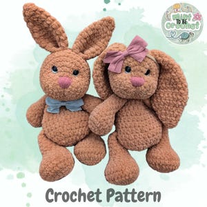 Blair Bunny Snuggler Crochet Pattern