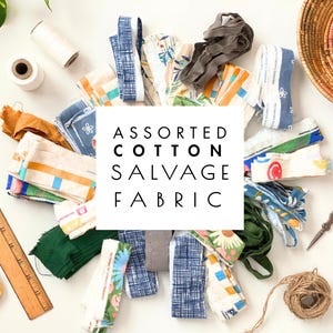 Fabric Scrap Salvage Bundle – Zero Waste Craft Remnants