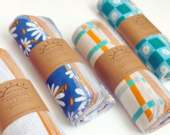 Reusable Cotton Flannel Paper Towels: Eco-Friendly Paperless Towels