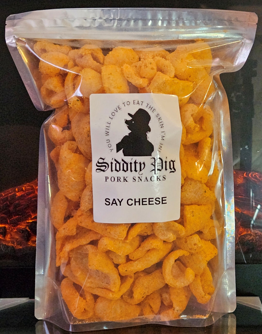 PORK SKINS, Pork Cracklings, Pork Rinds, Protein Snack, Specialty Food