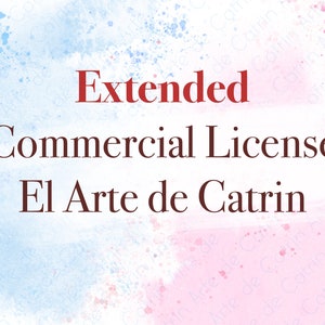 Licencia comercial extendida Producto único (1 proyecto - 250000 ventas) Tienda ElArteDeCatrin