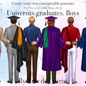Graduados universitarios, creador de retratos de niños, sublimación de tazas, imágenes prediseñadas de felicitaciones de posgrado, PNG, regalo de graduación de bricolaje, graduados 2023