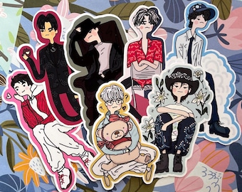 Cute EXO Baekhyun Stickers! (Baekhyun Solo Comebacks)