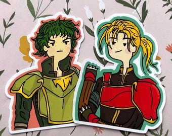Fire Emblem Kyle and Forde (Sacred Stones) Stickers!