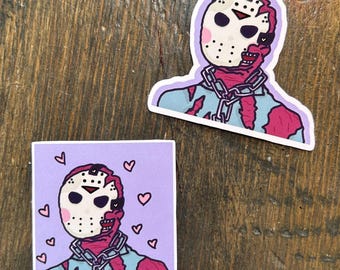Kawaii Jason Voorhees Sticker (Friday the 13th Part 7)