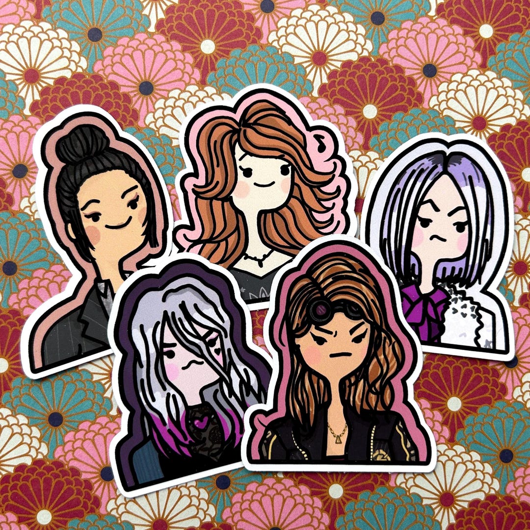 Cute Dead by Daylight Stickers: Kate, Yui, Yun-jin, Jane, and Sable! - Etsy